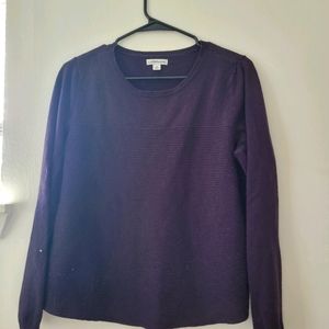 Croft&Barrow purple sweater